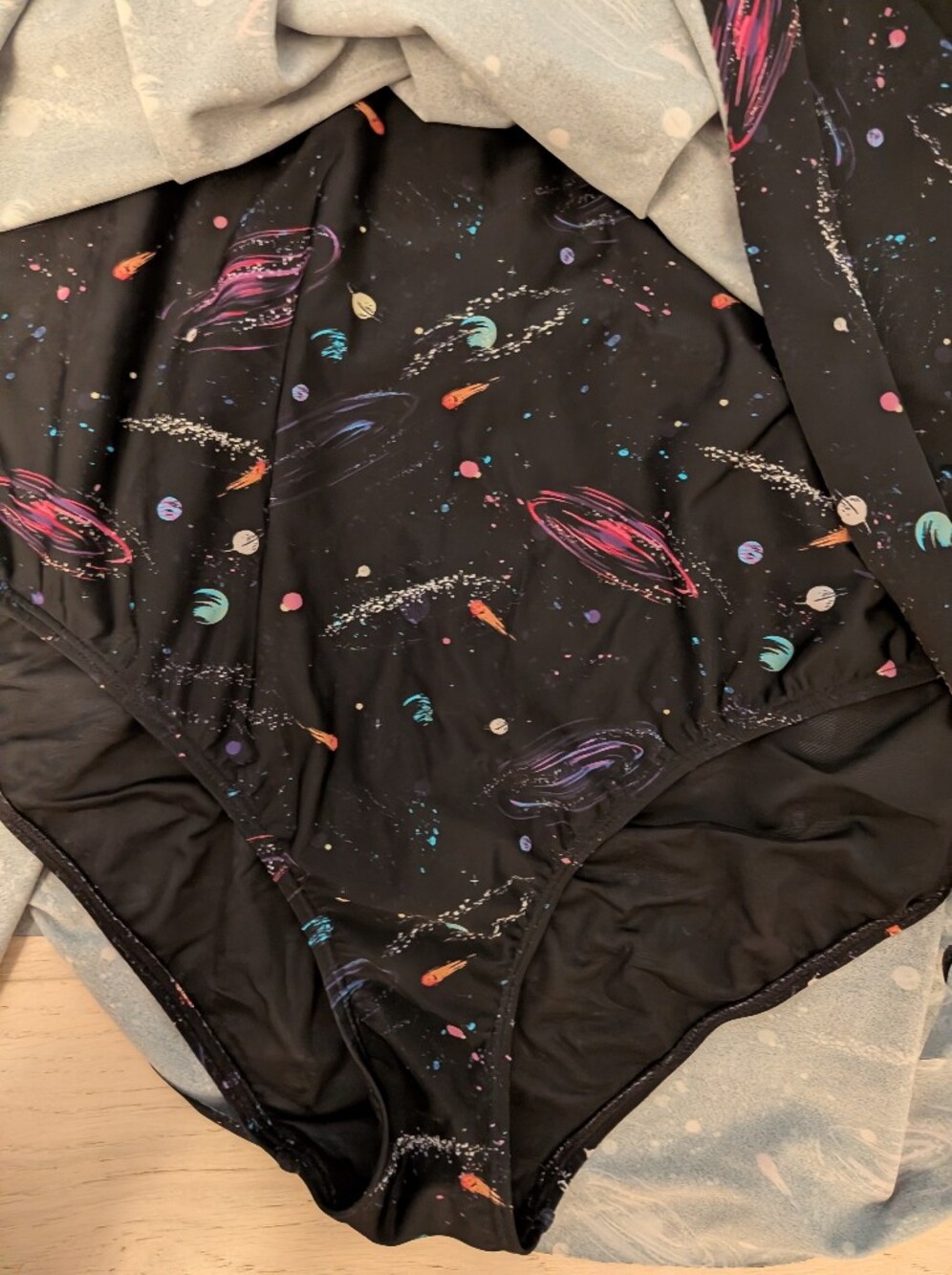 torrid One-Piece Swimdress with Pink & White Speckle Print - Picture 4 of 6